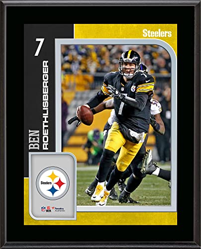 Ben Roethlisberger Pittsburgh Steelers 10.5” x 13” Sublimated Player Plaque – NFL Player Plaques and Collages