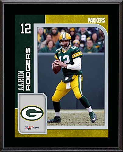 Aaron Rodgers Green Bay Packers 10.5” x 13” Sublimated Player Plaque – NFL Player Plaques and Collages