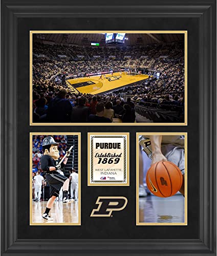 Purdue Boilermakers Mackey Arena Framed 20″ x 24″ 3-Opening Collage – College Team Plaques and Collages