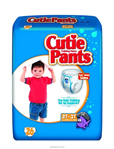 FQCR7007 – First Quality Cuties Refastenable Training Pants for Boys 2T-3T, up to 34 lbs.