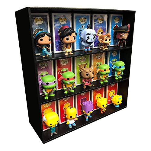 1 Classic Display Case for 4 in. Funko Pop Vinyl Collectible Toy Figures, Black Cardboard
