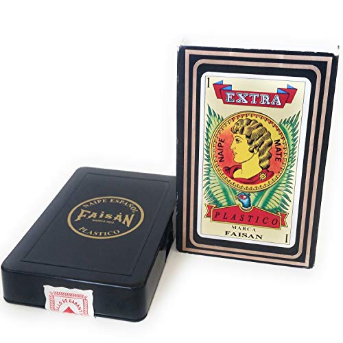 Spanish Playing Cards, Barajas Espanolas, Red Color, Color rojo Faisan