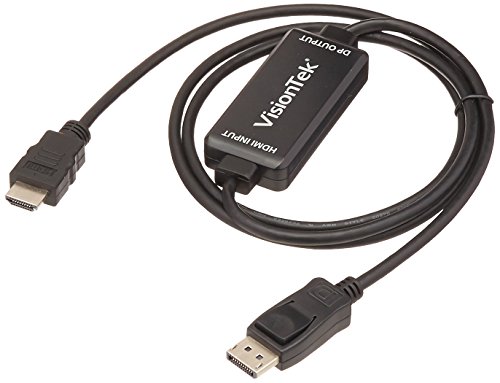 VisionTek HDMI to DisplayPort 1.5M Active Cable (M/M) – 900822
