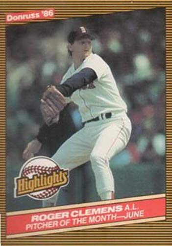 Baseball MLB 1986 Donruss Highlights #18 Roger Clemens NM-MT Red Sox