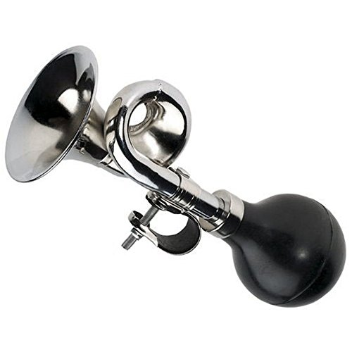 Coolrunner Classic Clown Bugle Horn Metal Bike Horn Bicycle Bell for Vehicles Golf Cart