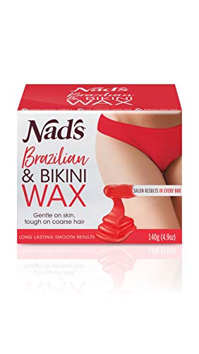 Nad’s Brazilian & Bikini Wax, Red, 4.9 Ounce (Pack of 2)