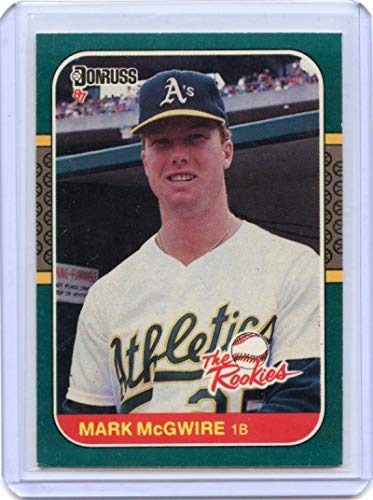 1987 donruss rookies #1 MARK MCGWIRE oakland athletics ROOKIE card – Mint Condition Ships in a Brand New Holder
