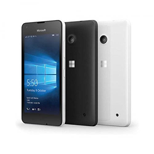 Microsoft Lumia 550 RM-1127 8GB (GSM Only, No CDMA) Factory Unlocked 4G/LTE – International Version with No Warranty (White)