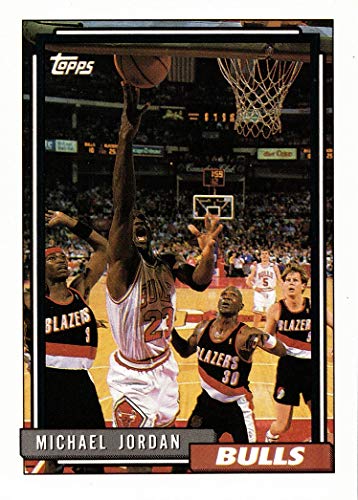 1992-93 Topps #141 Michael Jordan Basketball Card – 1st Topps Card