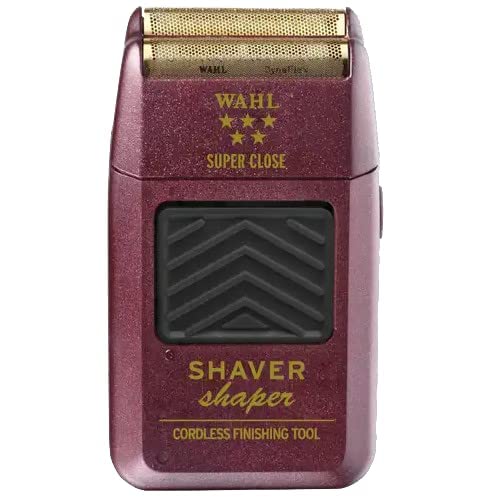 Wahl Professional 5-Star Series Rechargeable Shaver/Shaper #8061-100 – Up to 60 Minutes of Run Time – Bump-Free, Ultra-Close Shave