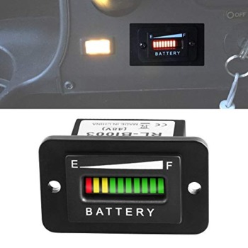 48V Battery Fuel Gauge Indicator, LED Battery Indicator Meter Gauge for Golf Cart,Fork Lifts, Floor Care Equipment, EZGO, Yamaha, Club Car | The Storepaperoomates Retail Market - Fast Affordable Shopping
