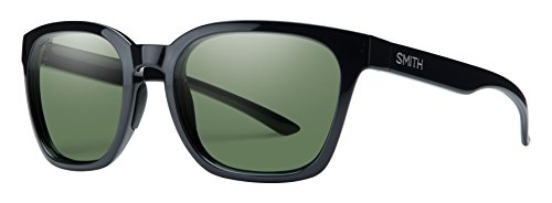Smith Optics – FOUNDER BLACK/CHROMAPOP POLARIZED GREY GREEN mens sunglasses