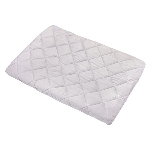 Carter’s Quilted Playard Sheet, Solid Grey, One Size , 27×39 Inch (Pack of 1)