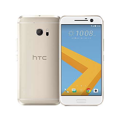 HTC 10 32GB Topaz Gold, 5.2-Inch, 12MP, GSM Factory Unlocked International Version, No Warranty