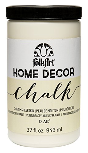 FolkArt Home Decor Chalk Furniture & Craft Acrylic Paint in Assorted Colors, 32 ounce, Sheepskin