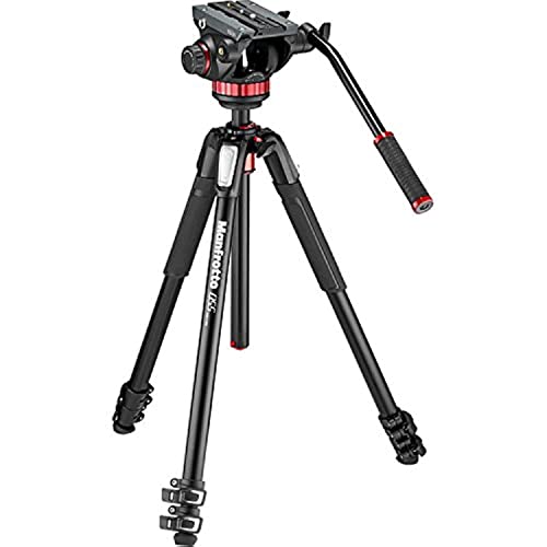Manfrotto MVK502055XPRO3 Photo Video Hybrid Kit with 502 Series Head, Black