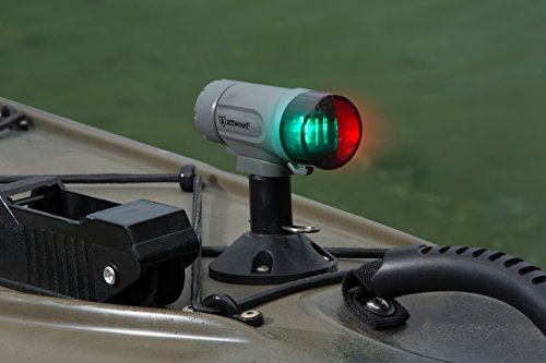 Attwood 14192-7 Water-Resistant Deck Mount LED Navigation Light Kit, Marine Gray Finish | The Storepaperoomates Retail Market - Fast Affordable Shopping
