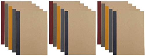 MUJI Planted tree Paper Note Book (Hard to bleedthrough) 15 set B5 · 30 sheets · 6mm ruled paper,5 colors from Japan 76316145
