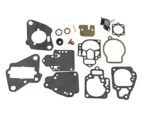 Venom Premium Carb Carburetor Repair Rebuild Kit (For Mercury For Mariner) ONLY Replaces: 1395-9761, 1395-811357, 1395-9645, 1395-9761, 1395-9377, 1395-9803 & 1395-9725)