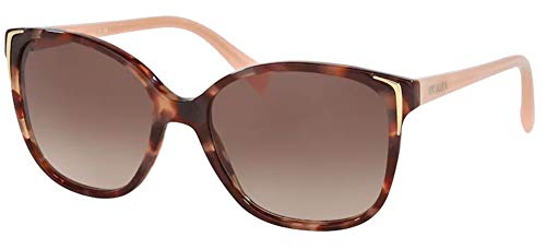 Prada PR01OS UE00A6 Spotted Brown/Pink PR01OS Round Sunglasses Lens Category