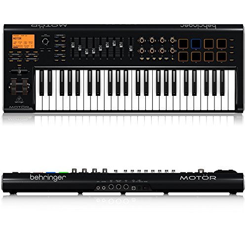 Behringer MOTÖR 49 49-Key USB/MIDI Master Controller Keyboard with Motorized Faders and Touch-Sensitive Pads