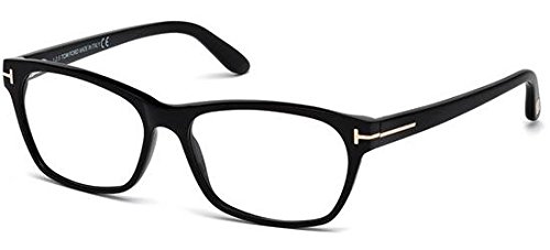 TOM FORD Women’s TF 5405 001 Shiny Black Clear Butterfly Eyeglasses 54mm