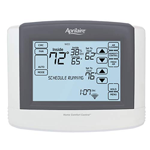 Aprilaire 8910W Touch Screen Wi-Fi IAQ Thermostat; Works with Alexa