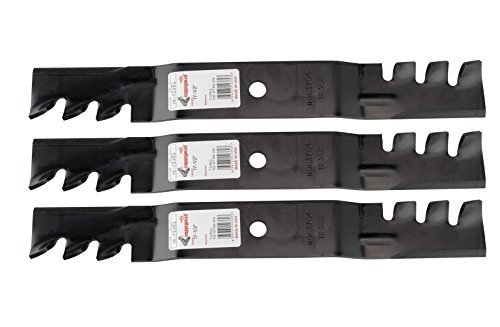3 Rotary Copperhead Toothed Mulching Mower Blades Fit Toro Timecutter Z 5000 Series 50 Deck 112-9759-03 110-6837-03