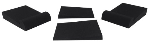 Pair Rockville RRS190S Foam Studio Monitor Isolation Pads 7.5″ x 9.5″/3 Angles