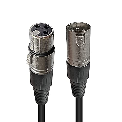 20ft XLR Male to Female Microphone Cable by AxcessAbles| U.S. Based Small Business | Shielded Microphone Cord | DJ Mic Cable | XLR to XLR Balanced Cable | AxcessAbles 20ft XLR Mic Cable