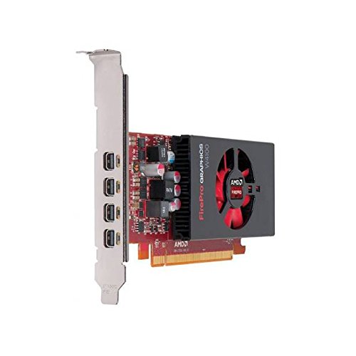ATI AMD FirePro W4100 2GB GDDR5 4Mini DisplayPorts Low Profile PCI-Express Video Card 100-505979
