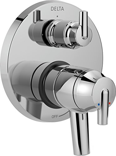 Delta Faucet T27859, Chrome Trinsic Contemporary Monitor 17 Series Valve Trim with 3-Setting Integrated Diverter