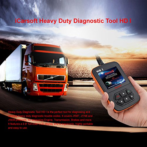 iCarsoft Heavy Duty Diagnostic Handheld Scanner Tool HD1