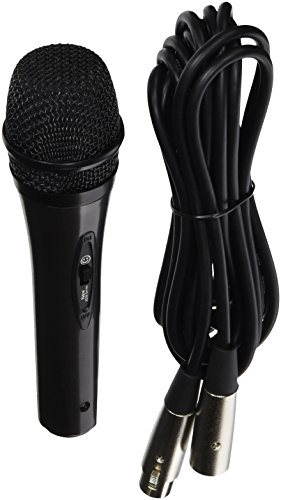Alphasonik Professional Grade Universal Cardioid Multi-Directional Moving Coil Dynamic Handheld Vocal Microphone Internal Shock Absorber Filter On-Stage Studio, Home, Party, Karaoke with On/Off Switch