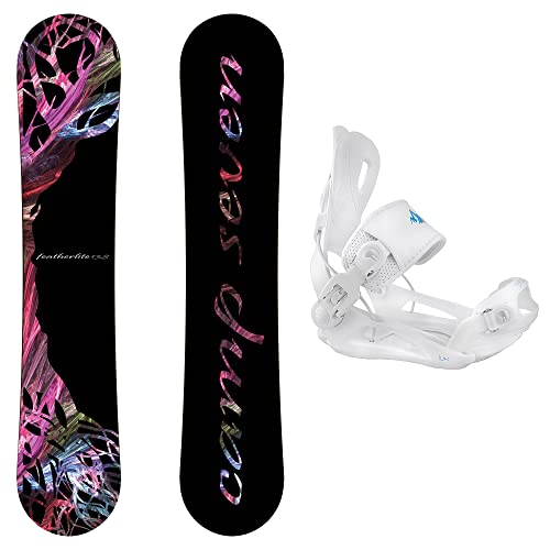 Camp Seven Package Featherlite Snowboard 138 cm-System Lux Bindings