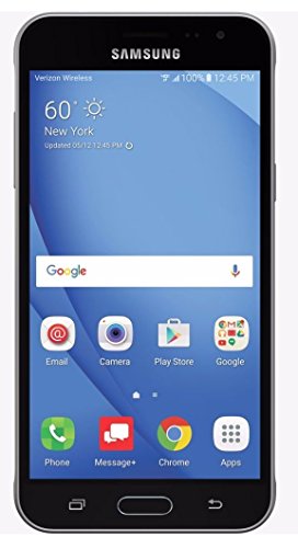 Samsung Galaxy J3 (2016) J320V Verizon CDMA 4G LTE Quad-Core Phone w/ 8MP Camera- Black