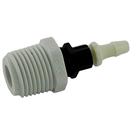 Value Plastics PVC Adapter ¾” MPT to 3mm Tubing for Blumat Systems
