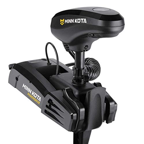 Minn Kota 1358737 PowerDrive Freshwater Electric-Steer Bow-Mount Trolling Motor with Digital Maximizer, 55 lbs Thrust, 54″ Shaft, Black | The Storepaperoomates Retail Market - Fast Affordable Shopping