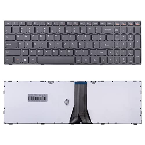 SUNMALL b50 Keyboard for Lenovo Laptop Keyboard Replacement with Frame for Lenovo LdeaPad Flex 2 15 B50 B50-30 B50-45 B50-70 B50-80 B51-80 G50 G50-30 G50-45 G50-70 G50-80 G50-75 Z50 US Layout
