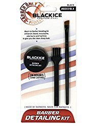 Black Ice Professional Barber Detailing Kit Black BDE01