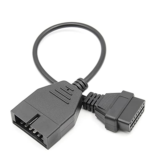 Yosoo Car Diagnostic Extension Cable 12 Pin to 16 Pin OBD1 OBD2 Connector Adapter Cable for GM Vehicles Diagnostic Tool