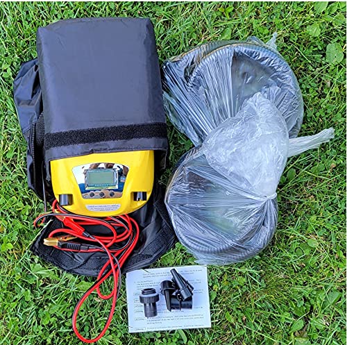 Saturn Portable (No-Battery) 12v Electric Air Pump for Inflatable Boat, Inflatable Kayak, Paddle Board
