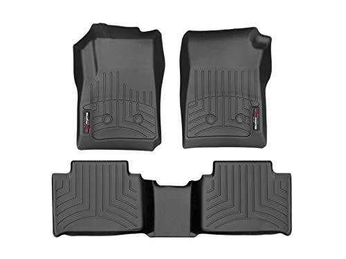 WeatherTech Custom Fit FloorLiner for Colorado/Canyon Crewy Cab – 1st & 2nd Row (Black)