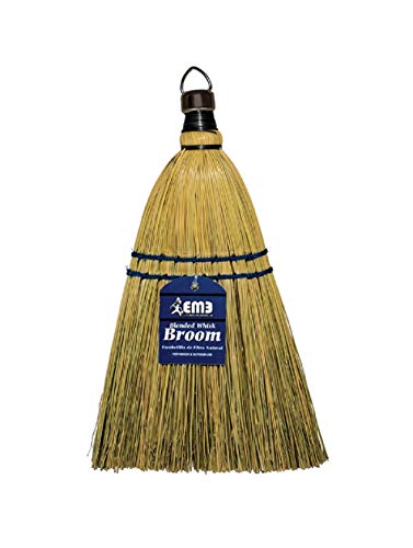 Elite Mops and Booms 8 in. W Soft Broomcorn/Yucca Broom