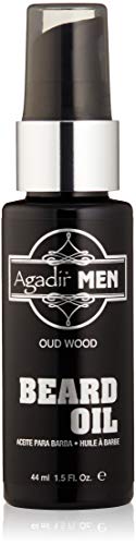 AGADIR Oud Wood Beard Oil, 1.5 Fl Oz