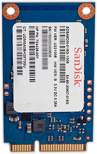 HP SSD 16GB mSATA, Sndisk U110 MLC EC0 724426-001 SDSA6DM-016G-1006