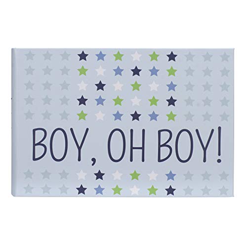 Malden International Designs Boy Oh Boy Baby Brag Book, 1-Up, 40-4×6, Blue