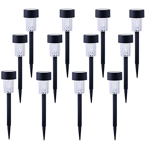 Maggift 12 Pcs Solar Pathway Lights, Landscape Lights for Outdoor, Patio, Yard Deck, Driveway and Garden