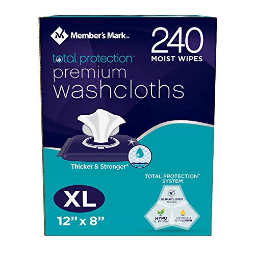 Member’s Mark Adult Washcloths (240 ct.) (pack of 2) | The Storepaperoomates Retail Market - Fast Affordable Shopping