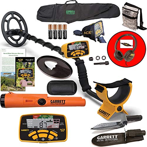Garrett ACE 300 Metal Detector with Waterproof Coil ProPointer at and More